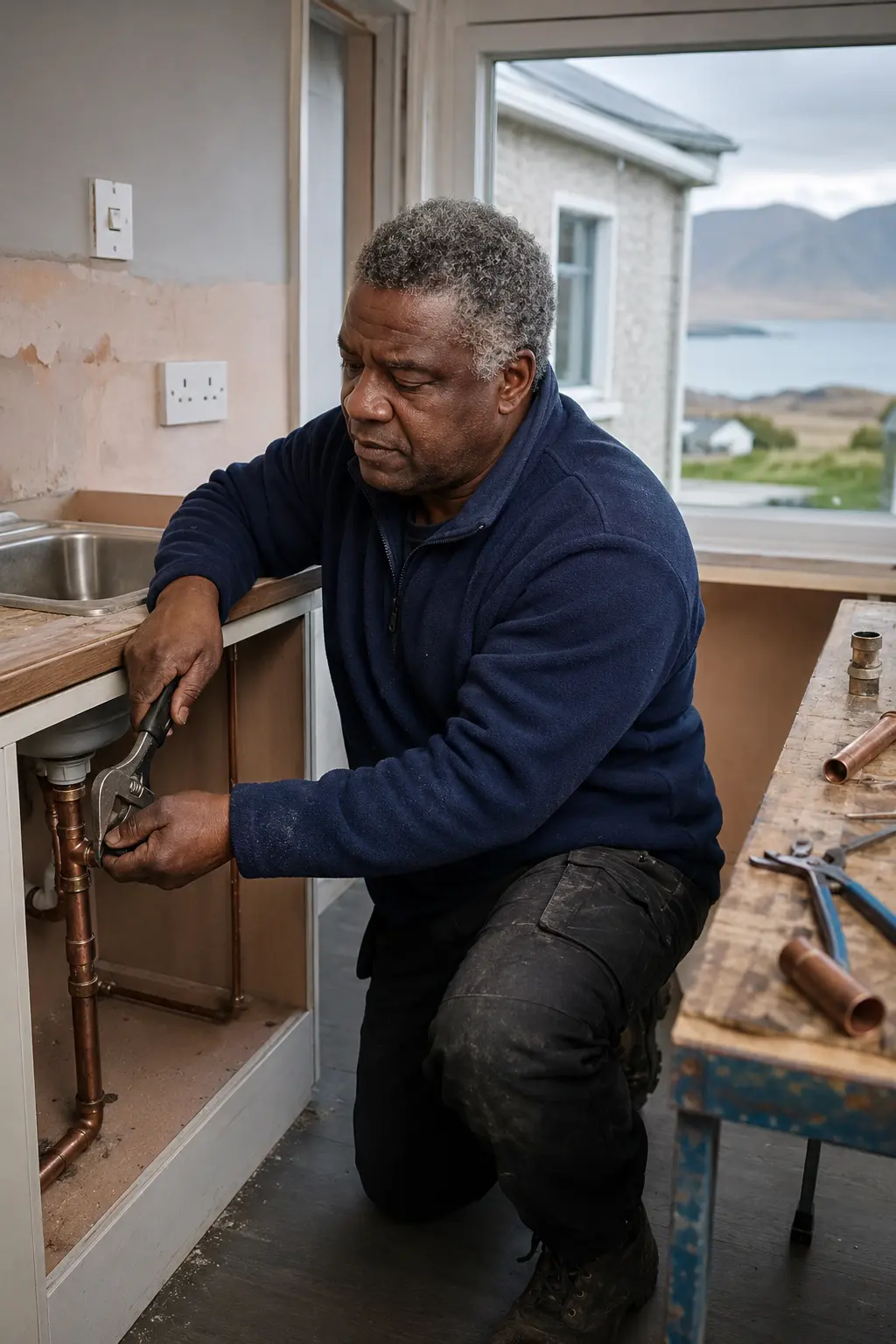 A Carndonagh business owner reviewing their website
