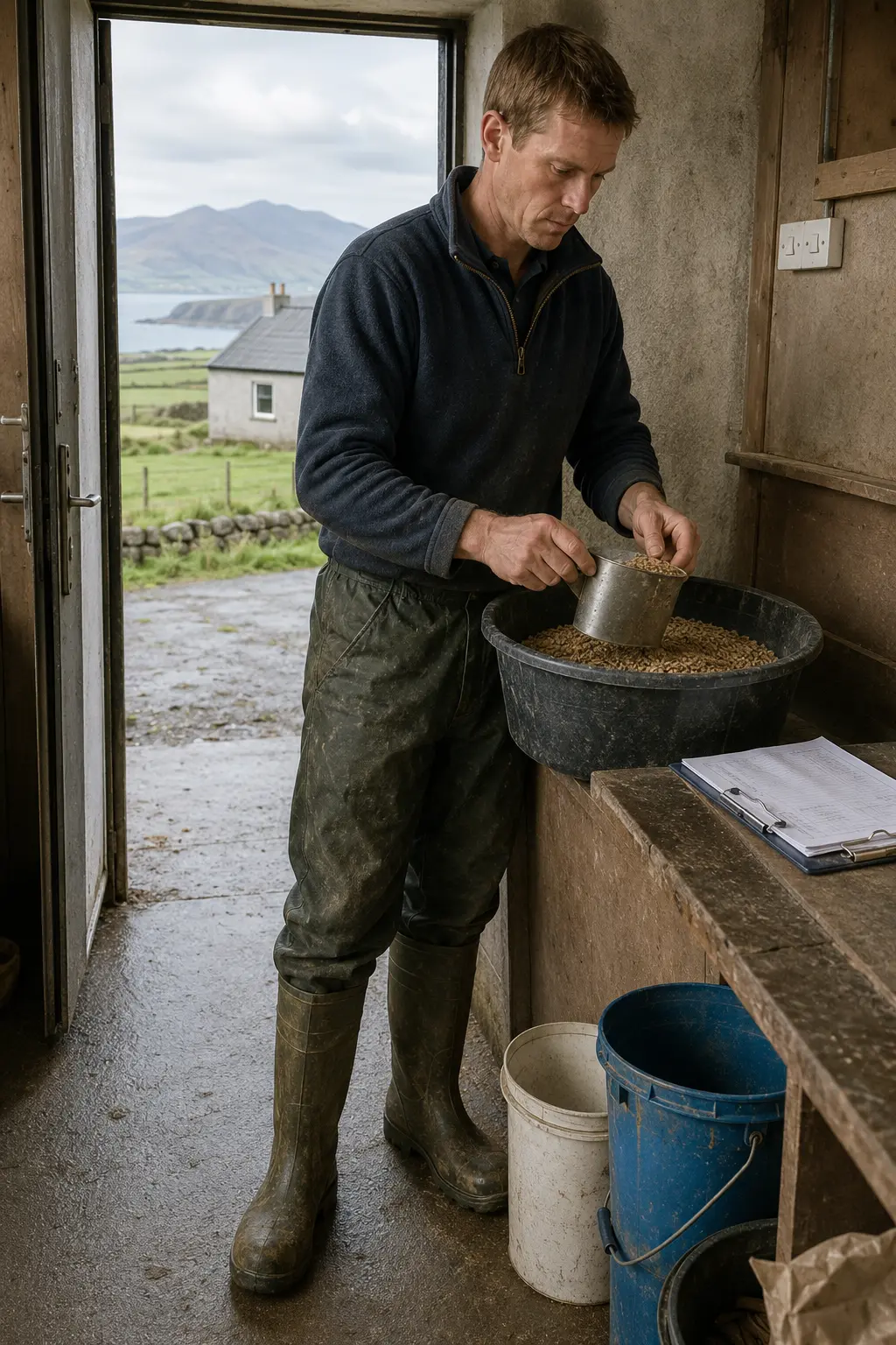 A Tarbert business owner reviewing their website