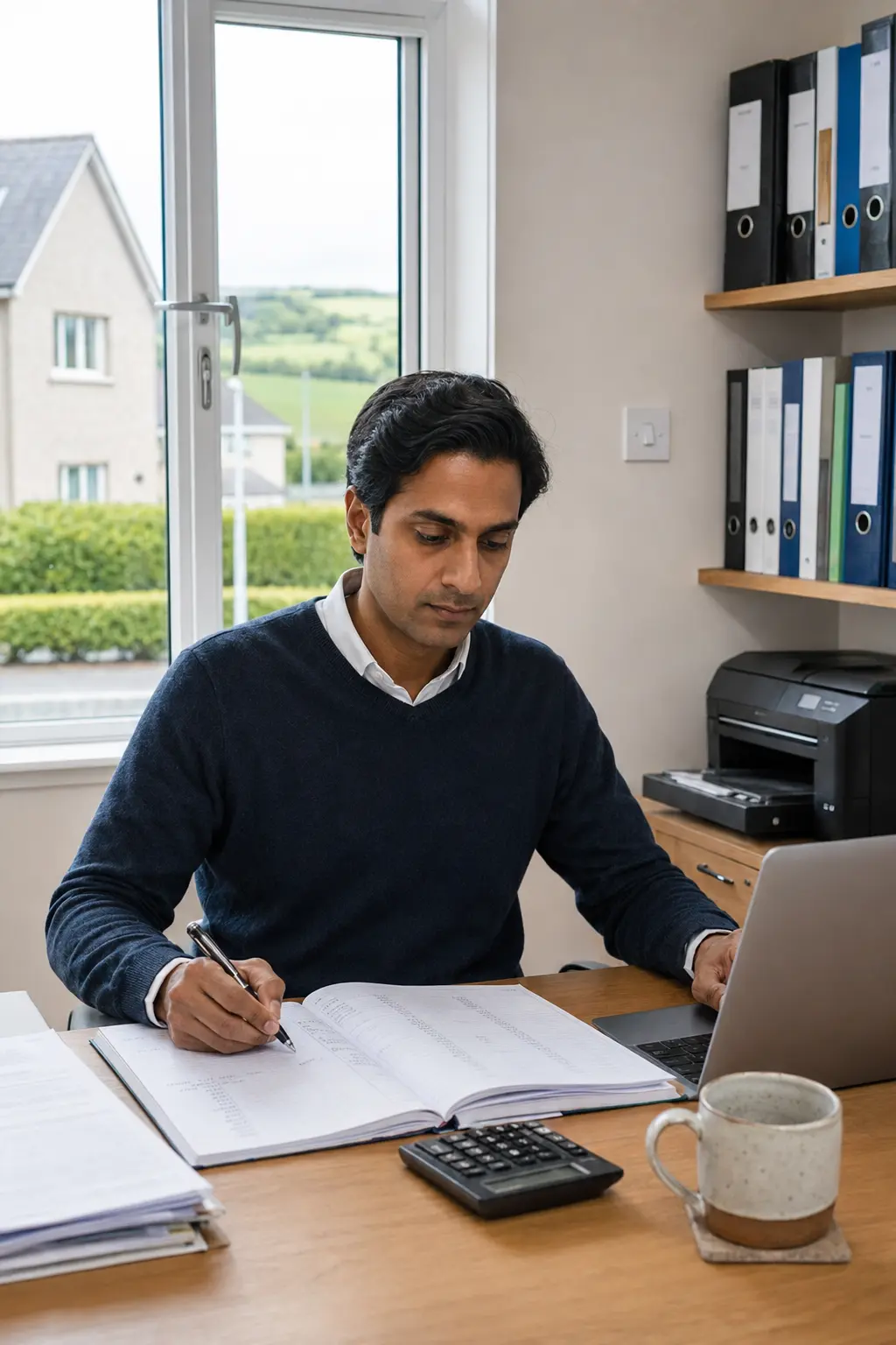 A Trim business owner reviewing their website