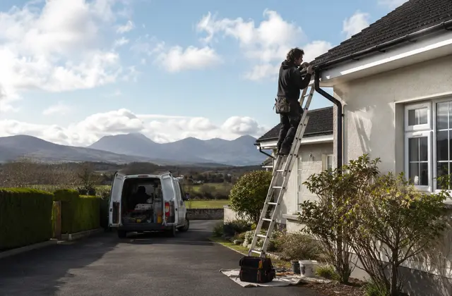 Tradesperson working in a Kerry home
